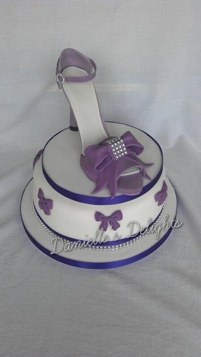 For the love of shoes - Cake by Danielle's Delights
