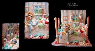Messy Bedroom - Cake by Cakes by Nina Camberley