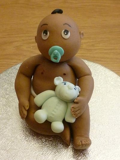Baby Shower - topper - Cake by Essentially Cakes