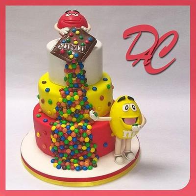 M&M's birthday cake - Cake by Alessandra