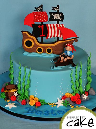 1st Bithday Pirate  - Cake by Inspired by Cake - Vanessa