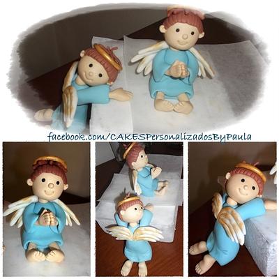 Little Angels (cake toppers) - Cake by CakesByPaula
