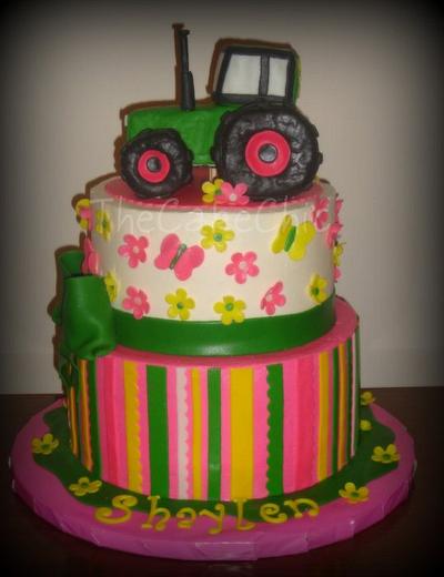 Pink John Deere - Cake by Misty