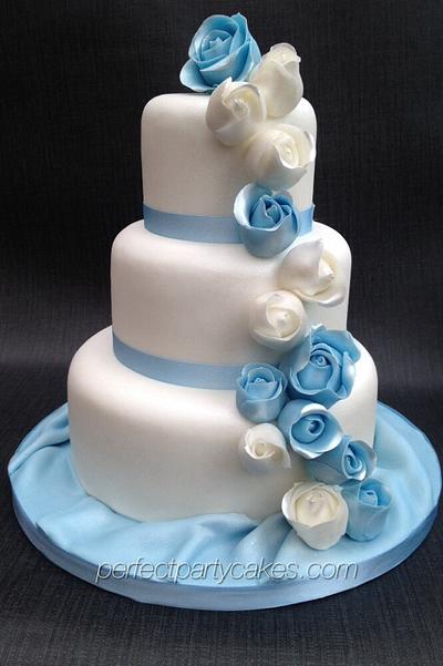 Cascading Rose  - Cake by Perfect Party Cakes (Sharon Ward)