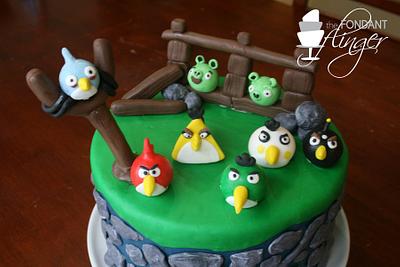 Angry Birds Cake - Cake by Rachel Skvaril