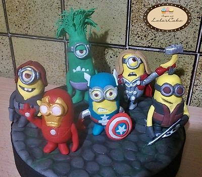 Minions Avengers - Cake by Daniela Morganti (Lela's Cake)