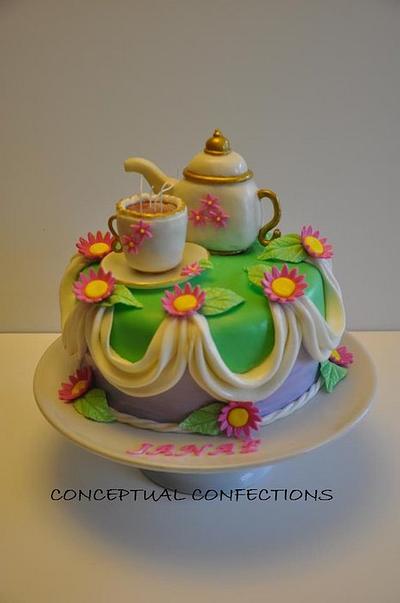 Tea Party Cake - Cake by Jessica