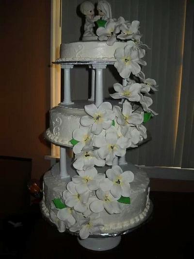 Buttercream  Wedding Cake  - Cake by 7th Heaven Cakes