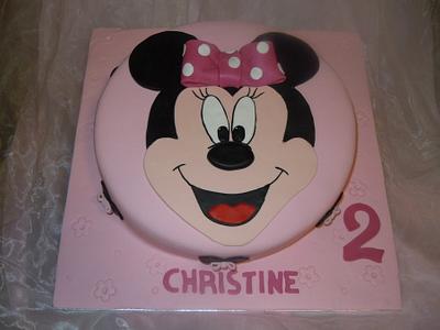 Minnie Mouse Cake - Cake by Martine Curry
