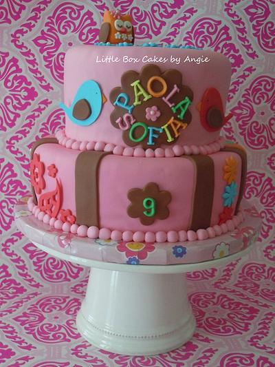 Hippie Chic Cake - Cake by Little Box Cakes by Angie