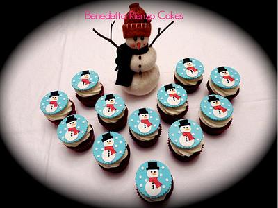 Happy Little Snowmen Cupcakes - Cake by Benni Rienzo Radic