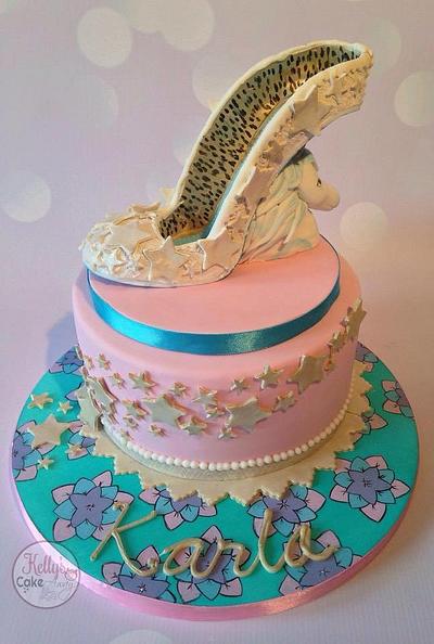 Irregular Choice Unicorn Shoe - Cake by Kelly Hallett