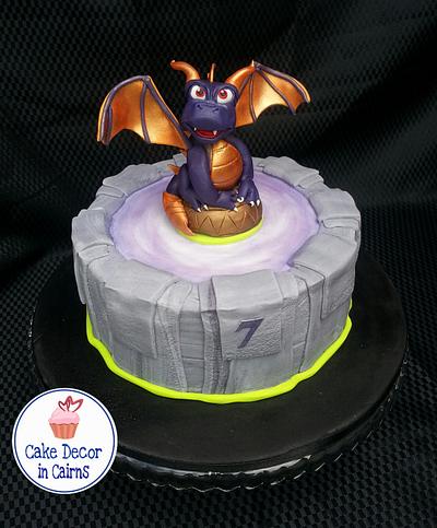 Spyro Skylander Portal Inspired Cake - Cake by Cake Decor in Cairns