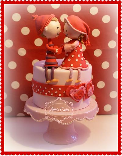 Will you be my Valentine? - Cake by Little's Cakes