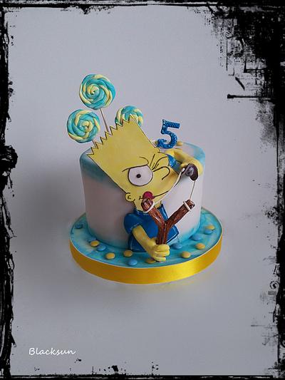 Bart Simpson - Cake by Zuzana Kmecova