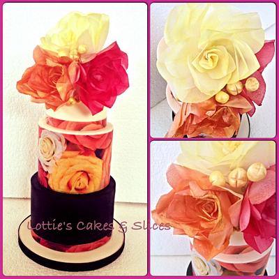 Roses in Bloom - Cake by Lotties Cakes & Slices 