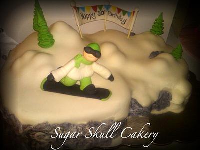 Snowboarder Cake - Cake by Shey Jimenez