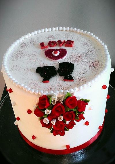 Love is in the air  - Cake by Danijela Lilchickcupcakes