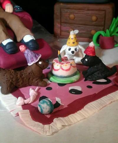birthday dogs - Cake by Robin Meyers