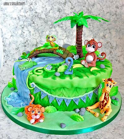 Cute Jungle Cake - Cake by Anna Stasiak