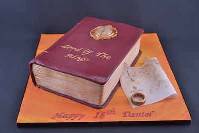 Sauron's eye, Lordof the Rings cake - Cake by Novel-T Cakes