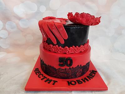 Red cake - Cake by Ladybug0805