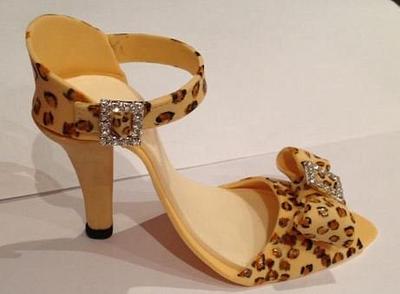 Leopard Print Shoe Topper - Cake by Tracy's Cake Chic