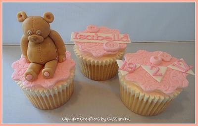 Baby Girls Christening Cupcakes - Cake by Cupcakecreations