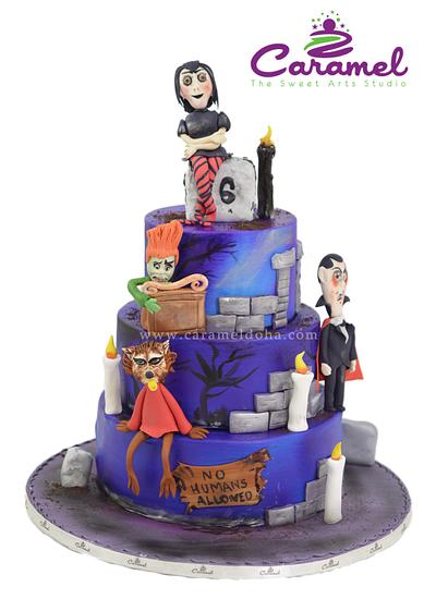 Off we go a-haunting. . . - Cake by Caramel Doha