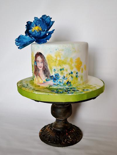 Katy - Cake by Jenny Kennedy Jenny's Haute Cakes