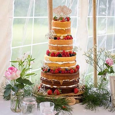 Naked cake - Cake by The Stables Pantry 
