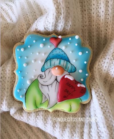Ho ho ho Airbrush Cookie - Cake by Marielly Parra