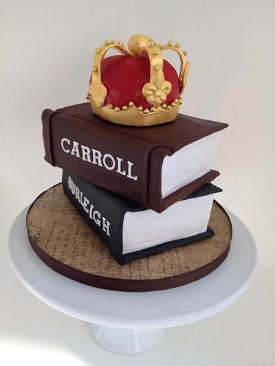 Stack of books - Cake by BAKED