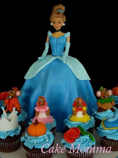 Cinderella and her mice - Cake by cakemomma1979