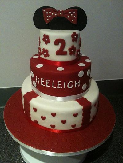 Minnie Mouse Cake - Cake by ButterCupKels