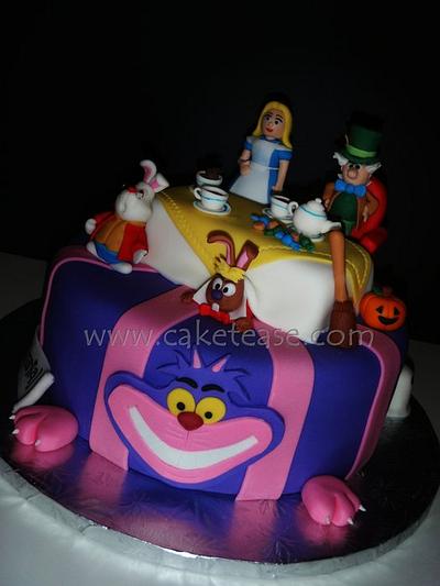 Alice meets Halloween - Cake by CakeTease