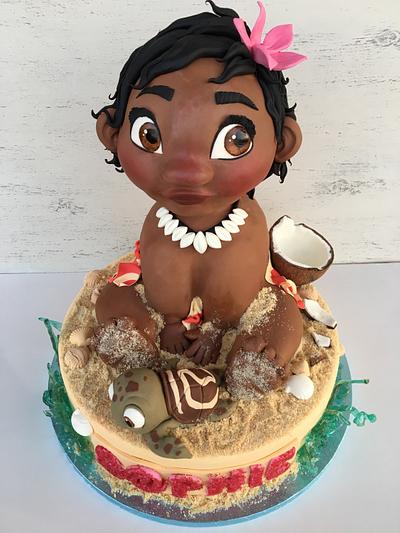  Baby Moana Cake - Cake by Pompea Camposeo 
