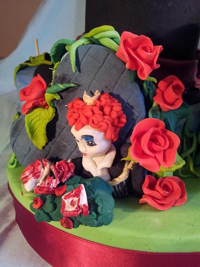 Alice in Wonderland Cake - Cake by VanigliaeCaramello