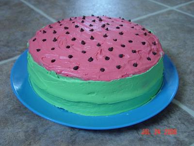 Watermelon Cake - Cake by Michelle