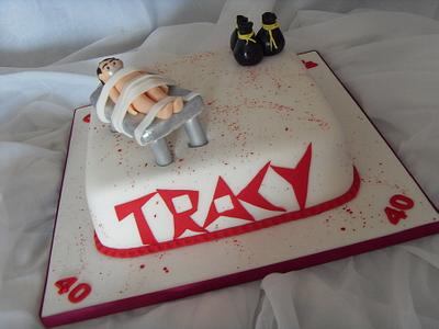 'Dexter' Themed 40th Birthday Cake - Cake by Christine
