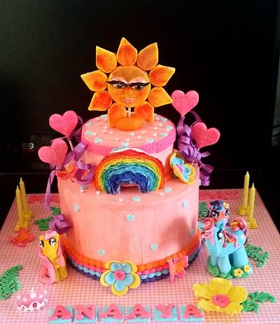 My lil Pony cake  - Cake by CAKE RAGA