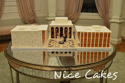 Lincoln Center wedding cake - Cake by Paula Rebelo