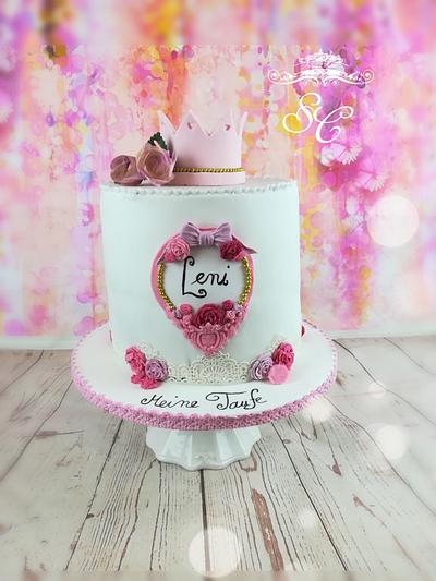Princess Baptism Cake - Cake by Sandy's Cakes - Torten mit Flair