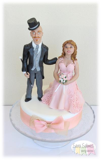 Wedding cake topper - Cake by Sara Solimes Party solutions