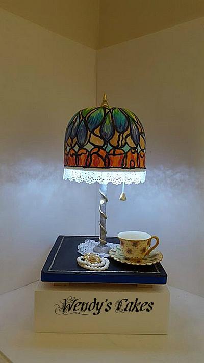 Tiffany Style Lamp Cake - Cake by Wendy Lynne Begy