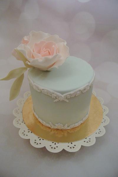 Cake with rose - Cake by Klara Liba
