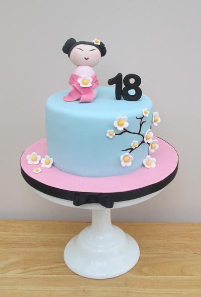 Japanese Blossom - Cake by The Buttercream Pantry