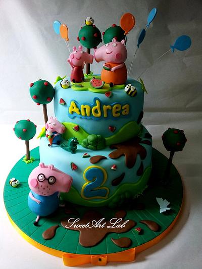 Peppa Pig - Cake by  Michela Barocci - Sugar Artist 