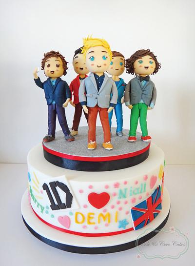 One Direction Cake  - Cake by Cobi & Coco Cakes 