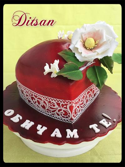 Heart - Cake by Ditsan